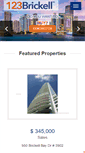 Mobile Screenshot of 123brickell.com