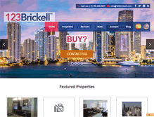 Tablet Screenshot of 123brickell.com